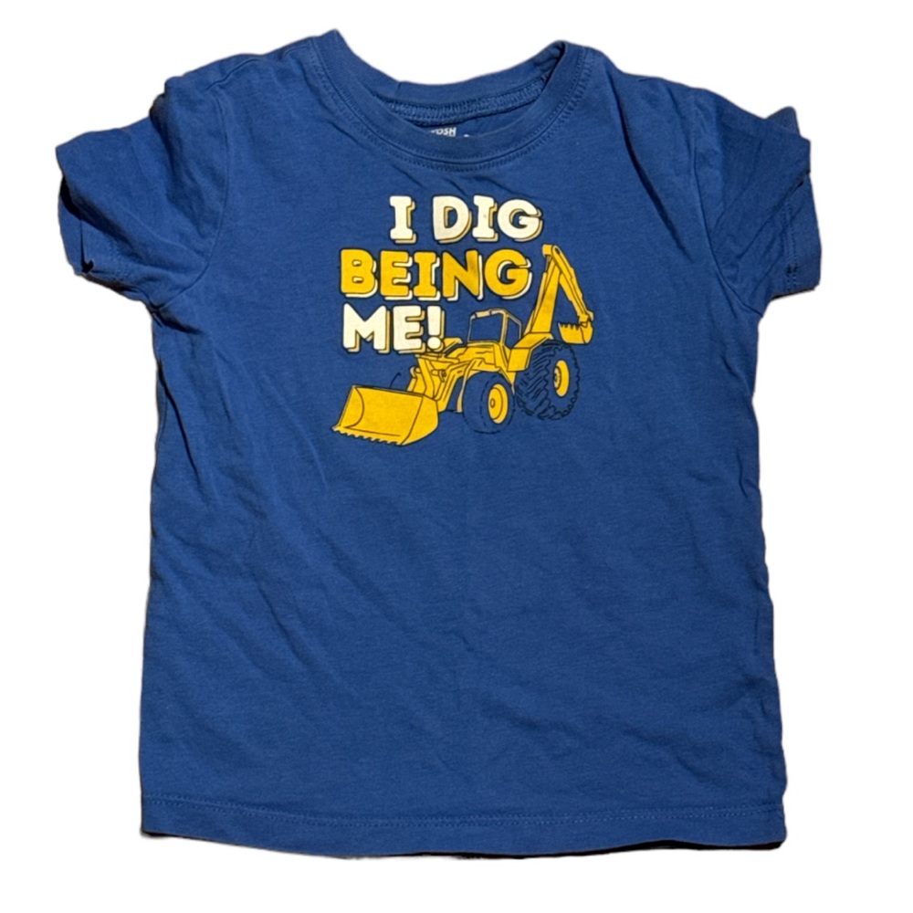 3 FOR $10 OSHKOSH Originals 24M “ I Dig Being Me!” Cotton T-Shirt